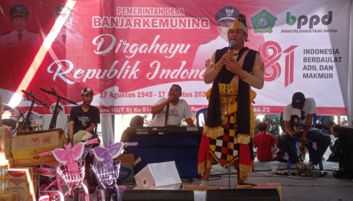 Irup-nya H. Abd Halim S.pd Ketua BPD Banjar Kemuning HUT RI ke-81 Jadikan Warga, Guru Menuju Anak Masa Depan