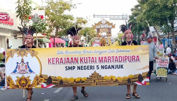 SMP Negeri 5 Meriahkan Pawai Budaya Karnaval  Dalam  Memperingati di HUT RI ke 81 tahun 2026