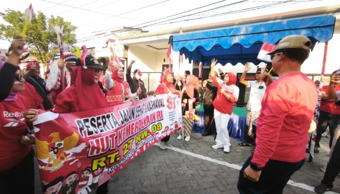 Semarak Karnaval HUT ke-81 RI di Jala Griya, Wakil Bupati Mimik Idayana Ajak Warga Jaga Semangat Gotong Royong