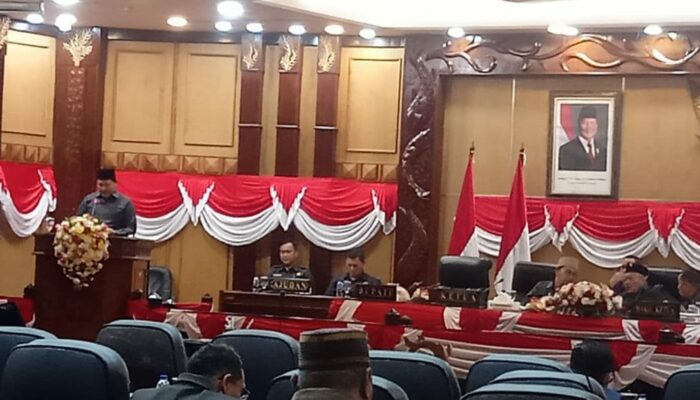 Sidang paripurna DPRD Sidoarjo Sampai Bupati Subandi Mengatakan Didepan Para Dewan Perubahan APBD Sidoarjo 2026, Pendapatan Turun Rp 83 Miliar
