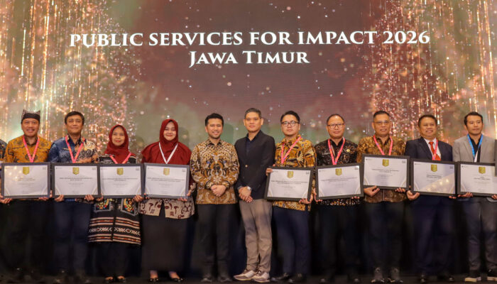 Lima PD Surabaya Raih Public Service for Impact of The Year Jatim 2026, Pelayanan Mulai Diperkuat AI