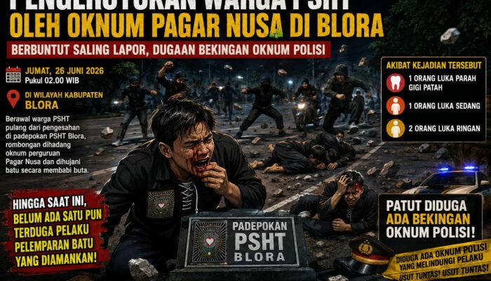 Dugaan Pengeroyokan Warga PSHT di Blora Berbuntut Saling Lapor, Penanganan Kasus Dipertanyakan