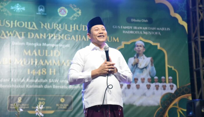 Bupati Subandi Ajak Masyarakat Dukung Betonisasi Jalan sampai Pembangunan RSUD Sedati