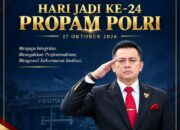 LPK Pelopor Justice Ucapkan Dirgahayu ke-24 Propam Polri, Dukung Penguatan Integritas dan Profesionalisme