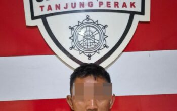 Polres Pelabuhan Tanjung Perak Amankan Pelaku Pencurian di Toko Madura yang Viral di Medsos.